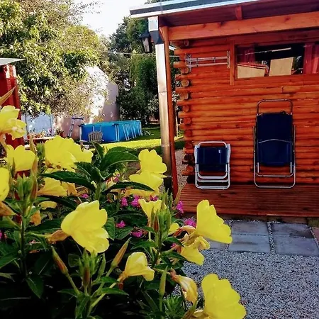 La casa del arbol cabaña de troncos Tandil Exterior foto